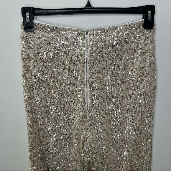 Majorelle Belted Sequin Pants S - Picture 4 of 6